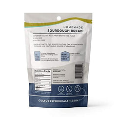 Cultures For Health gluten-free sourdough starter rehydration process ready for use