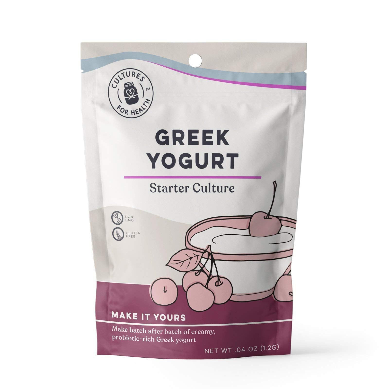 Cultures For Health Greek Yogurt Starter 2-pack for creamy homemade yogurt