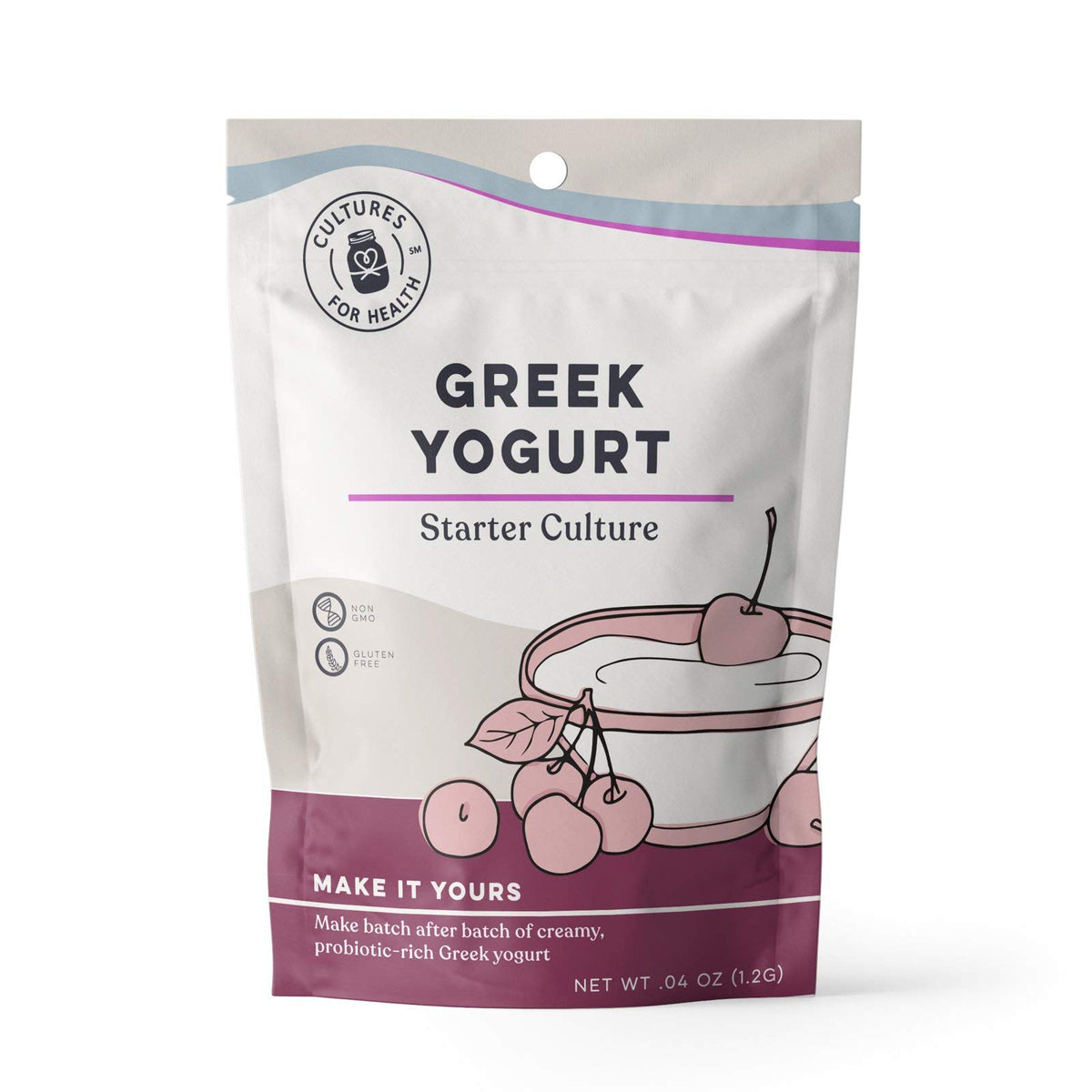 Cultures For Health Greek Yogurt Starter 2-pack for creamy homemade yogurt