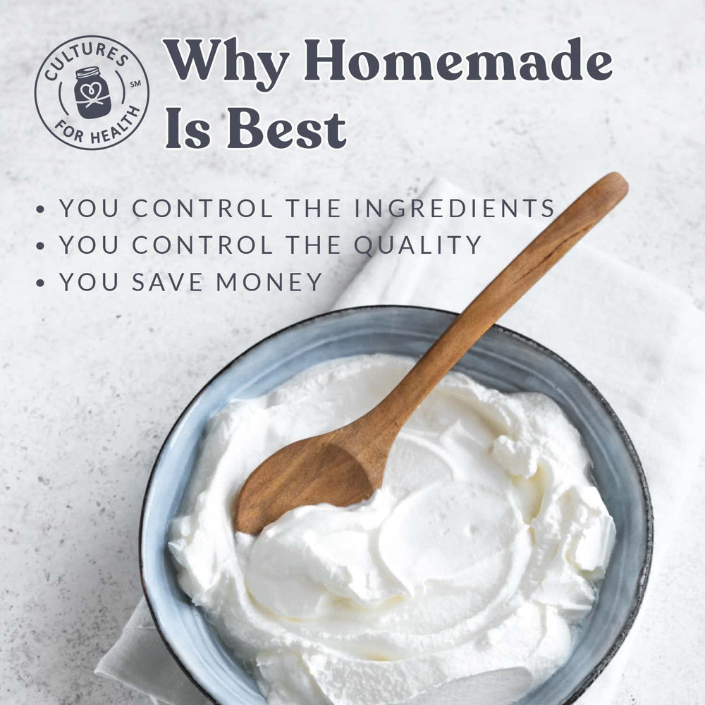 Cultures For Health lab-tested Greek starter for home fermentation