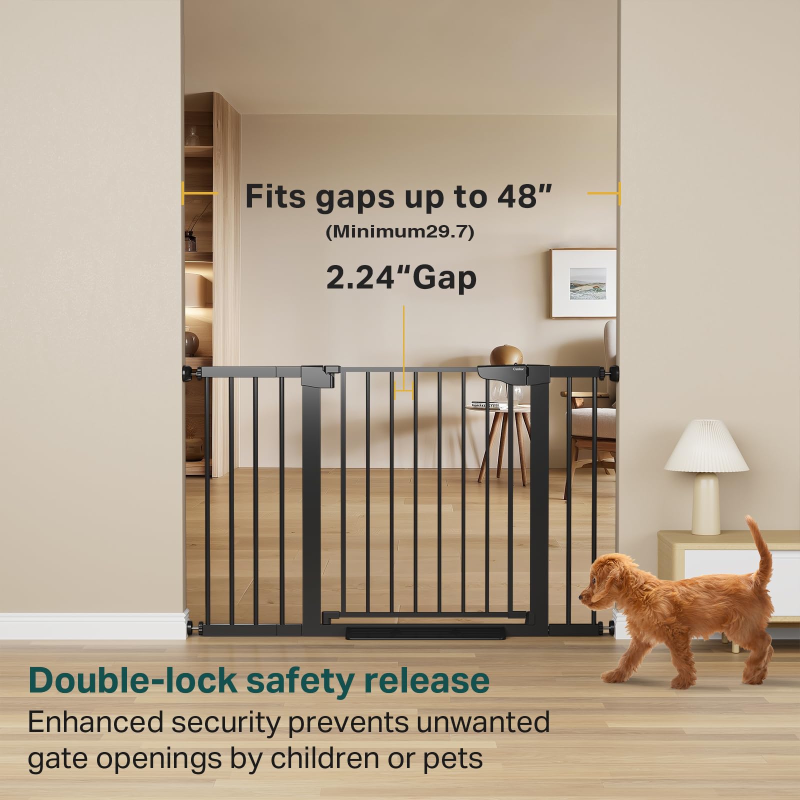Cumbor auto-close feature keeps gate closed for safety