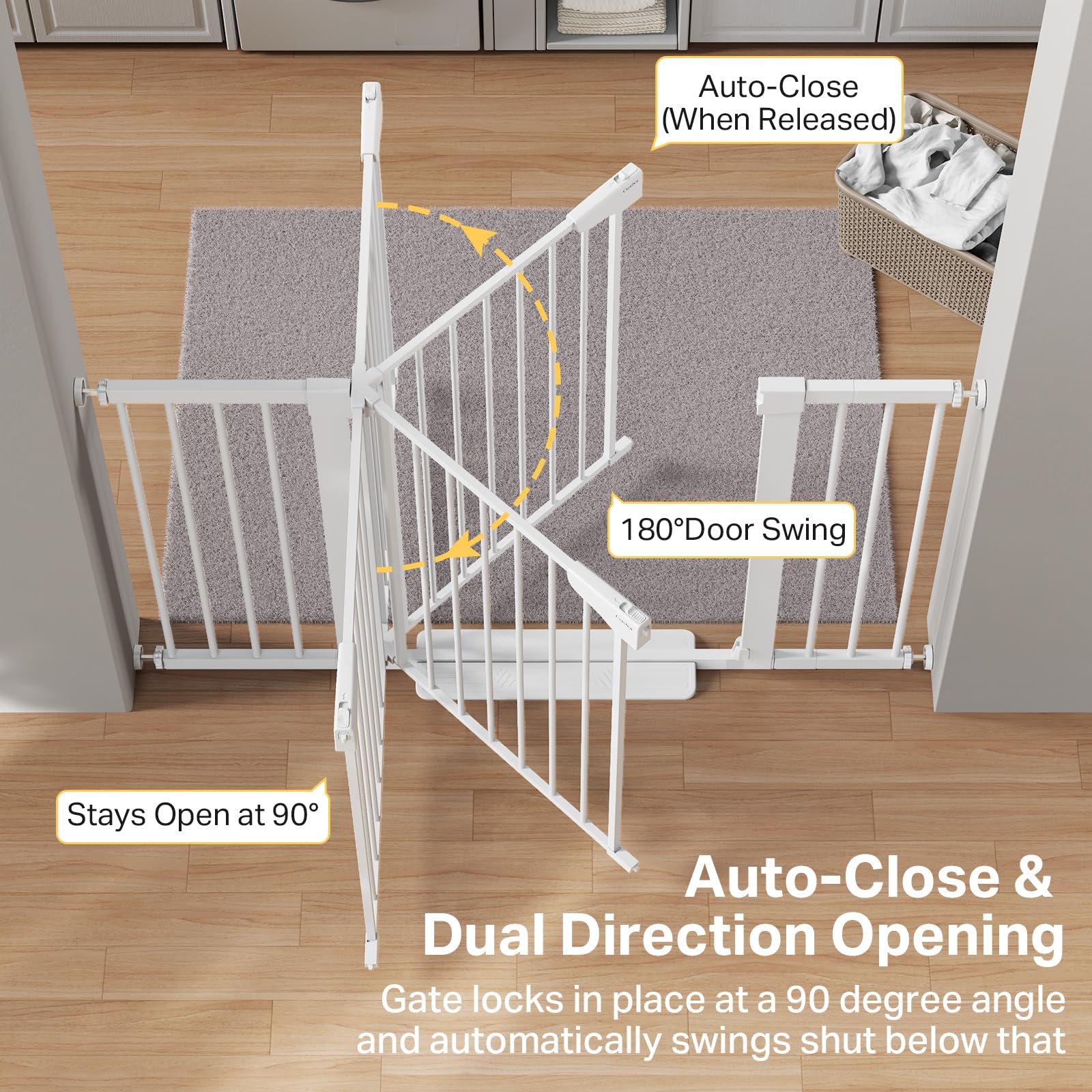 Cumbor baseboard wall cups included for stable installation