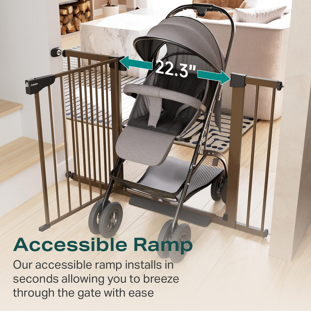 Cumbor double-lock mechanism enhances safety without hindering adults.