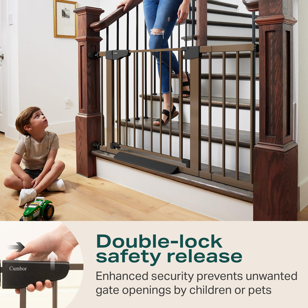Cumbor easy-install gate set up in minutes with no tools.