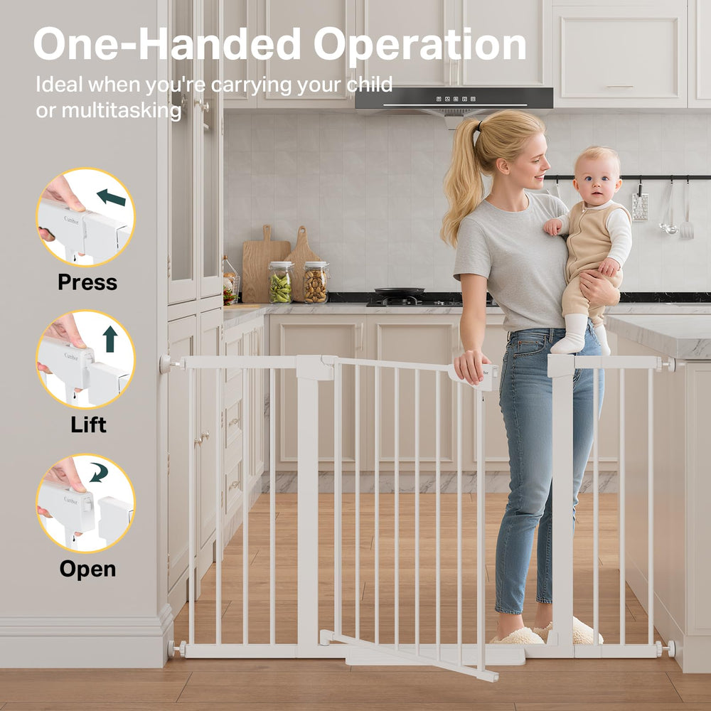 Cumbor wide opening supports family traffic and pets indoors
