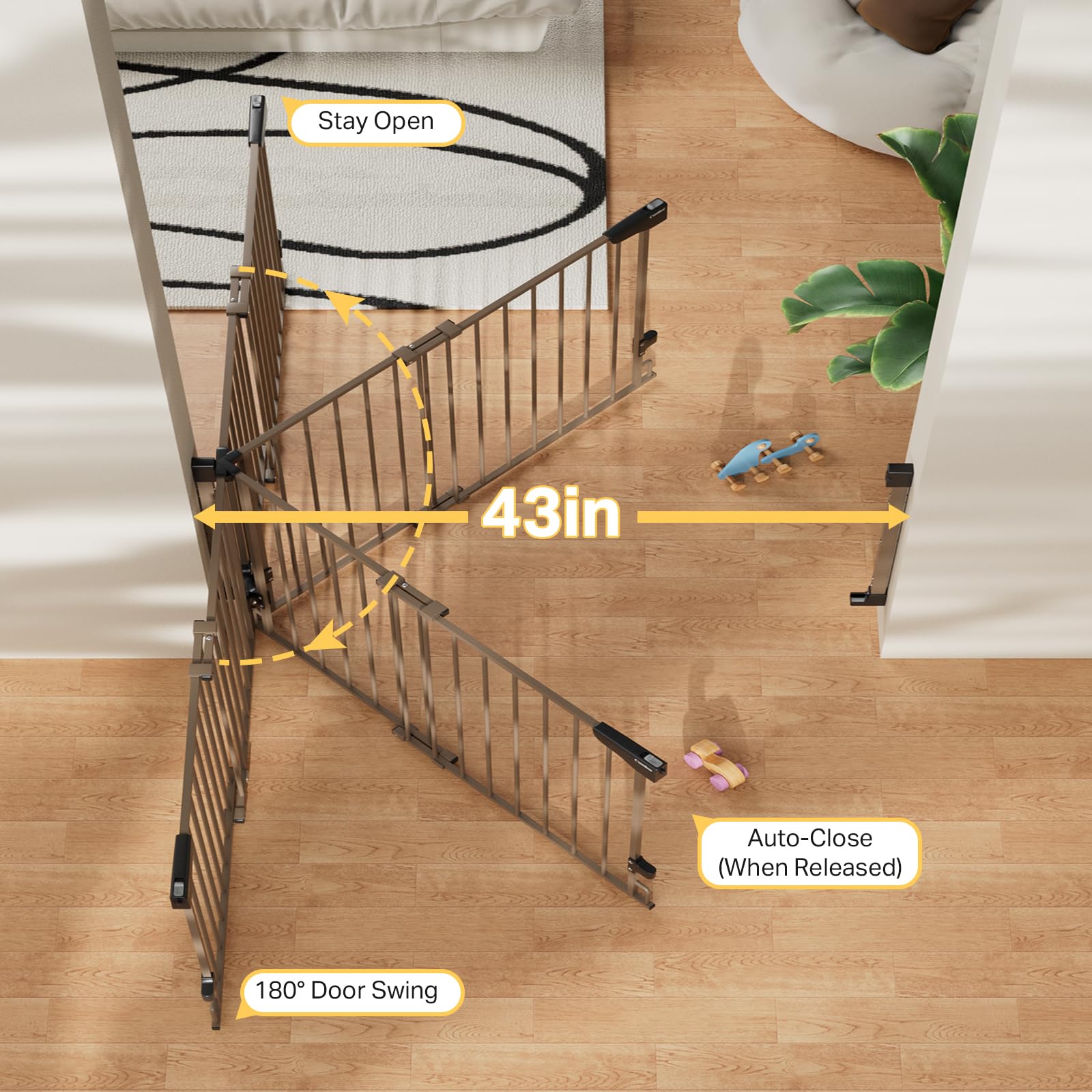 Cumbor curved-side design adds extra safety.