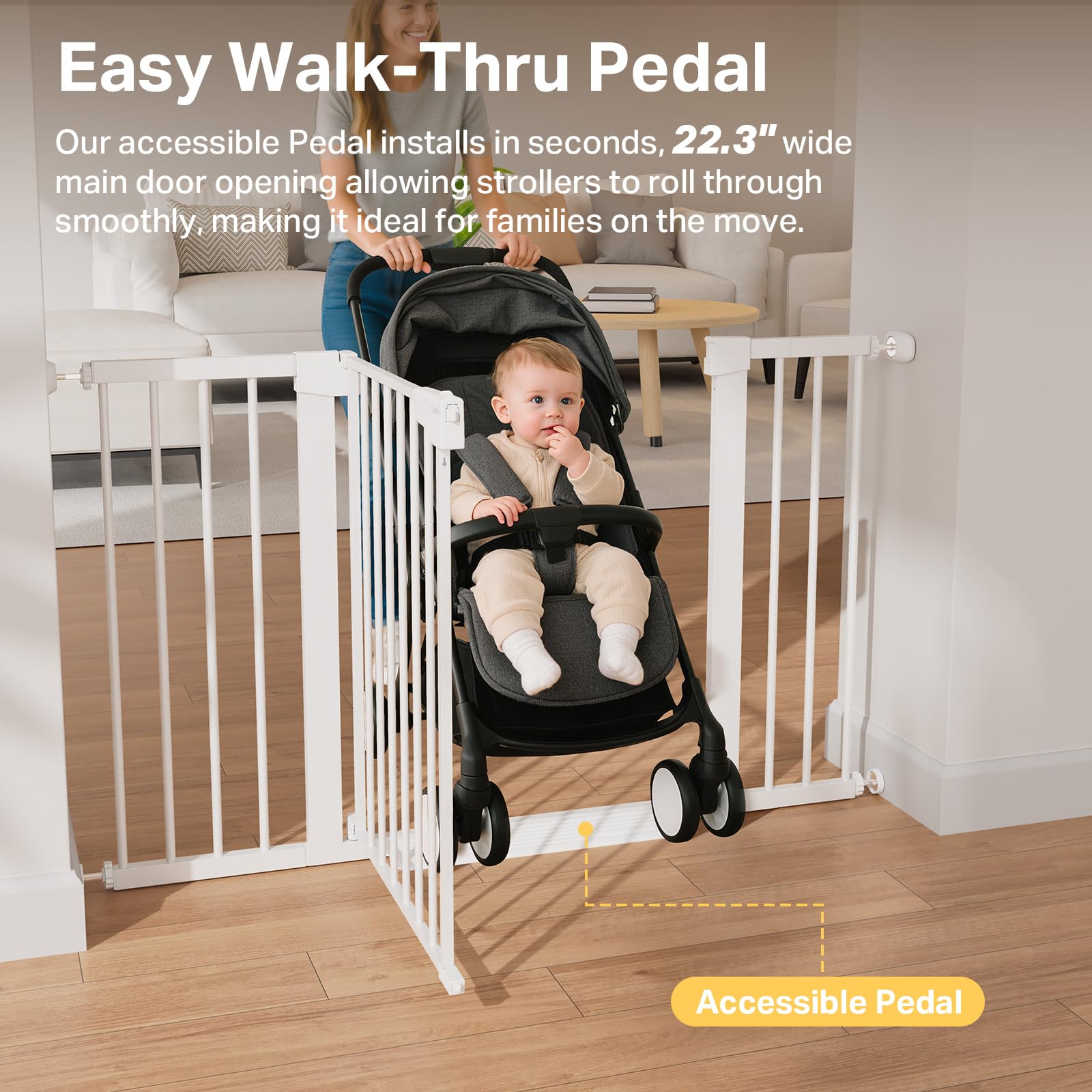 Cumbor walk through gate ideal for daily movement