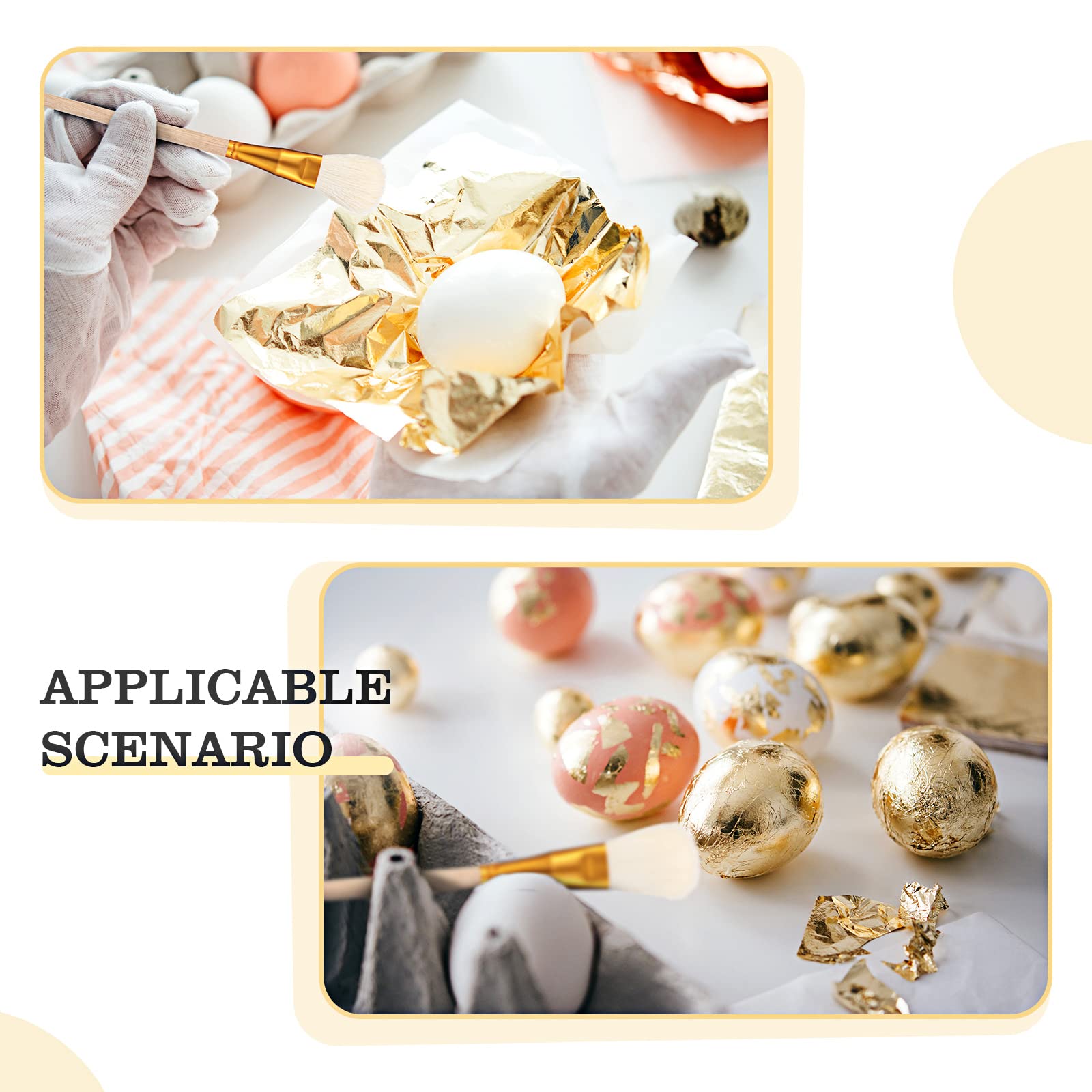 Cunhill copper leaf foil sheen enhances decorative surfaces