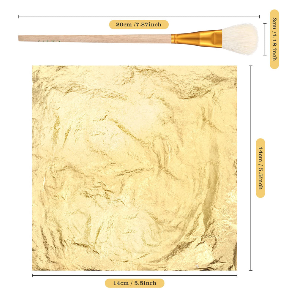 Cunhill wooden-handle gilding brush for precise foil adhesion