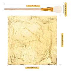 Cunhill wooden-handle gilding brush for precise foil adhesion