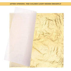 Cunhill gold leaf sheets loose between tissue for easy lifting