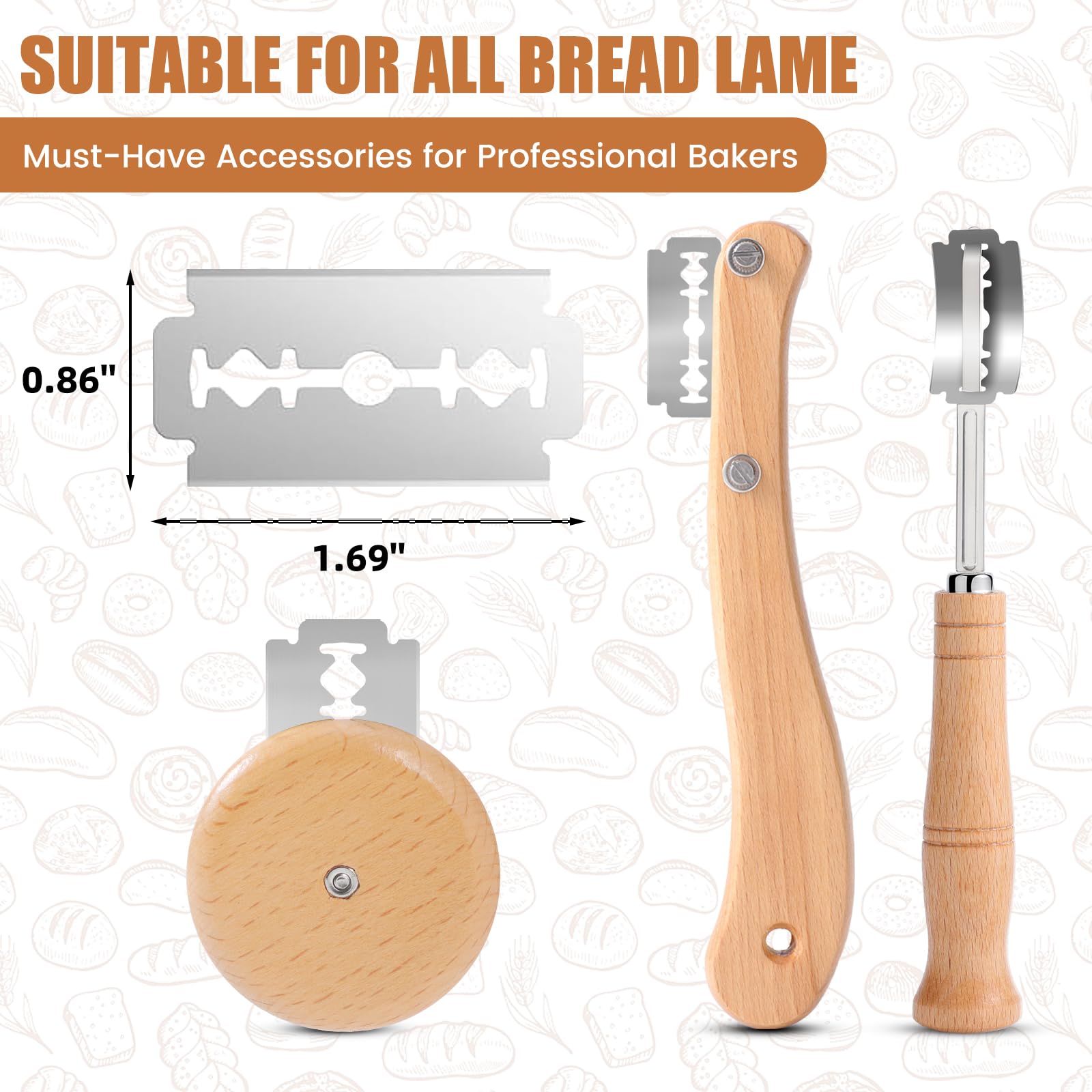 CUNSENR 304 stainless steel blades offer durable performance and corrosion resistance.