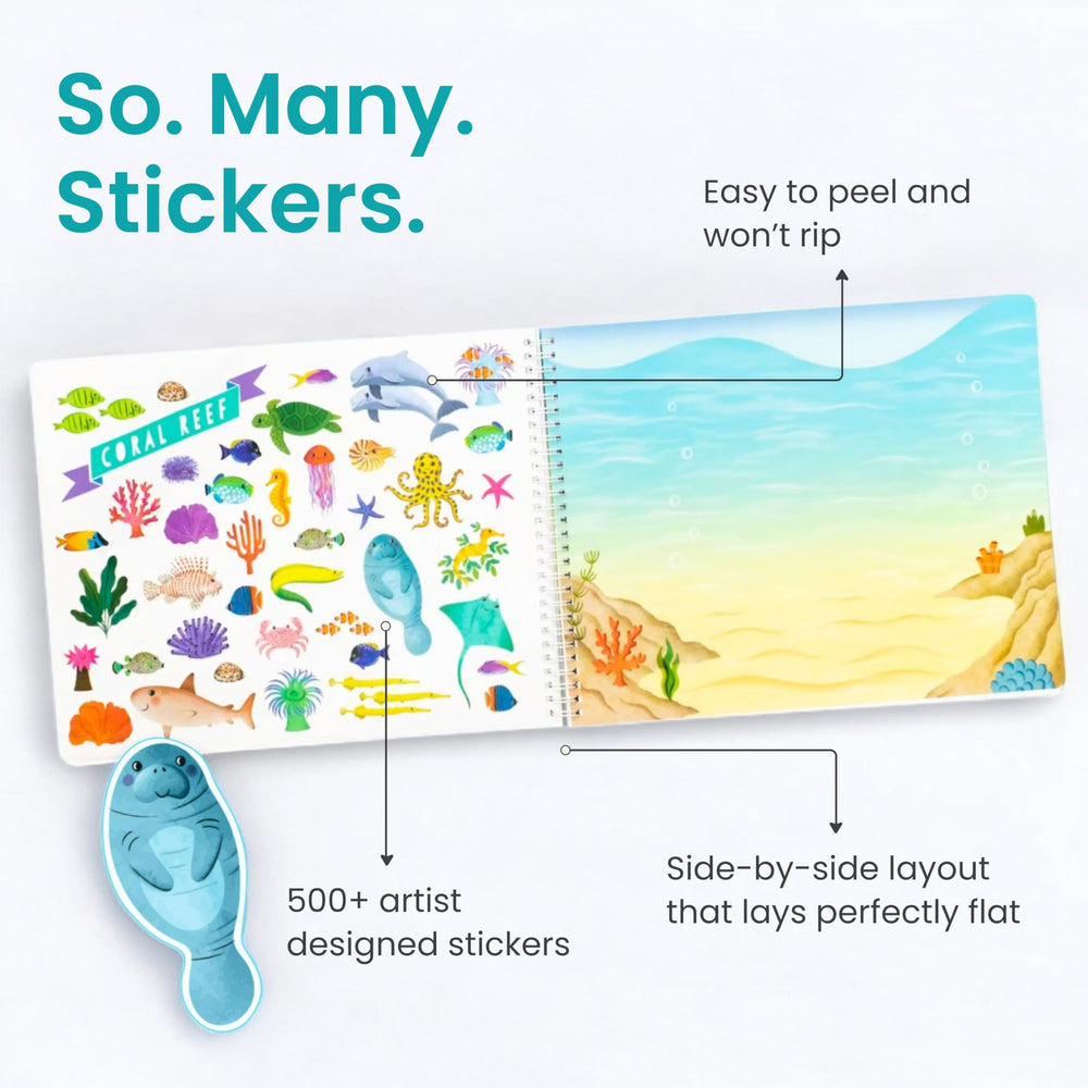 Cupkin Animals Habitat 500+ stickers boost creative scene-building