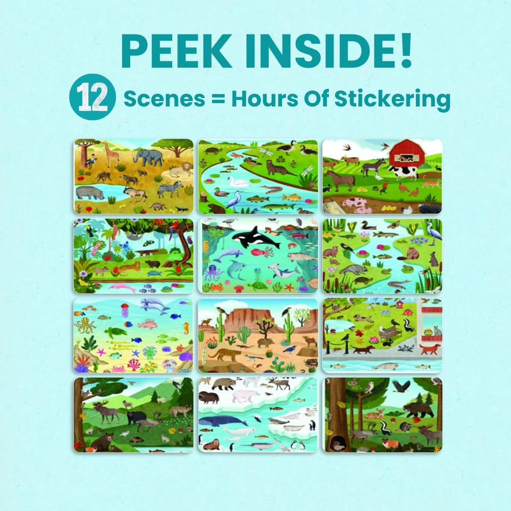 Cupkin Animals Habitat farm scene encourages pretend play