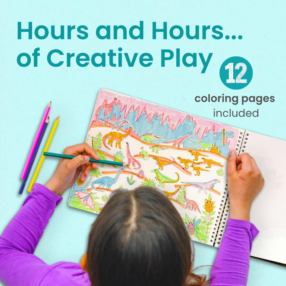 Cupkin Dinosaur Sticker Book coloring page offers extra coloring activity for creativity.