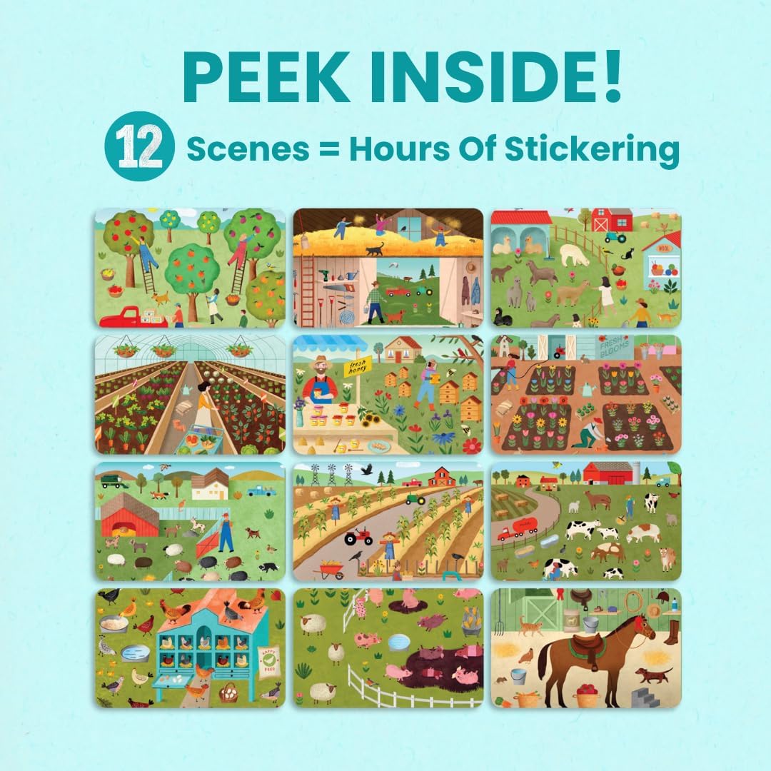 Cupkin Farm Animals 12 coloring pages for creative, screen-free play