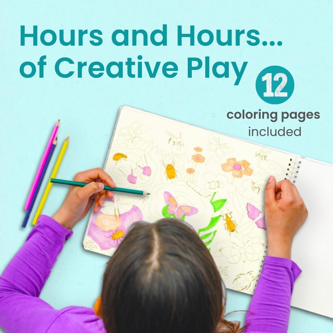 Cupkin Hello Bugs coloring pages preview encouraging color exploration