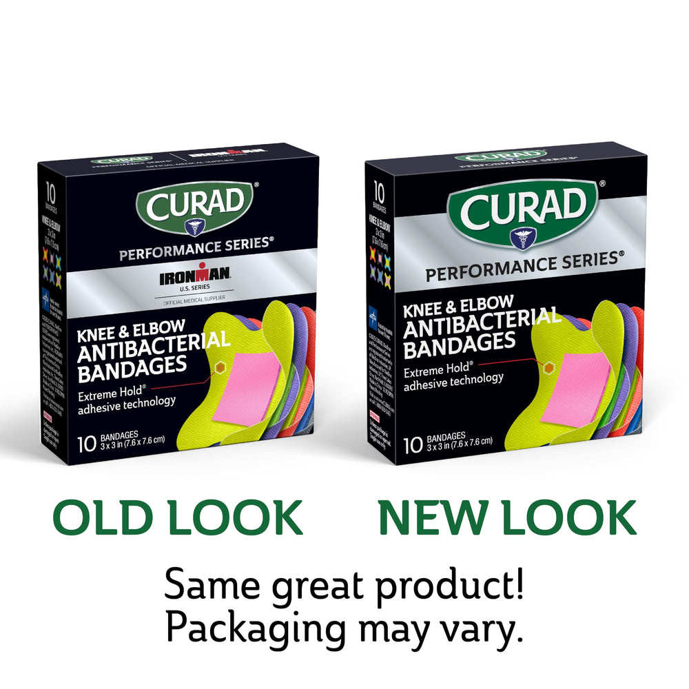 CURAD pack of 3 bandages for active lifestyle protection