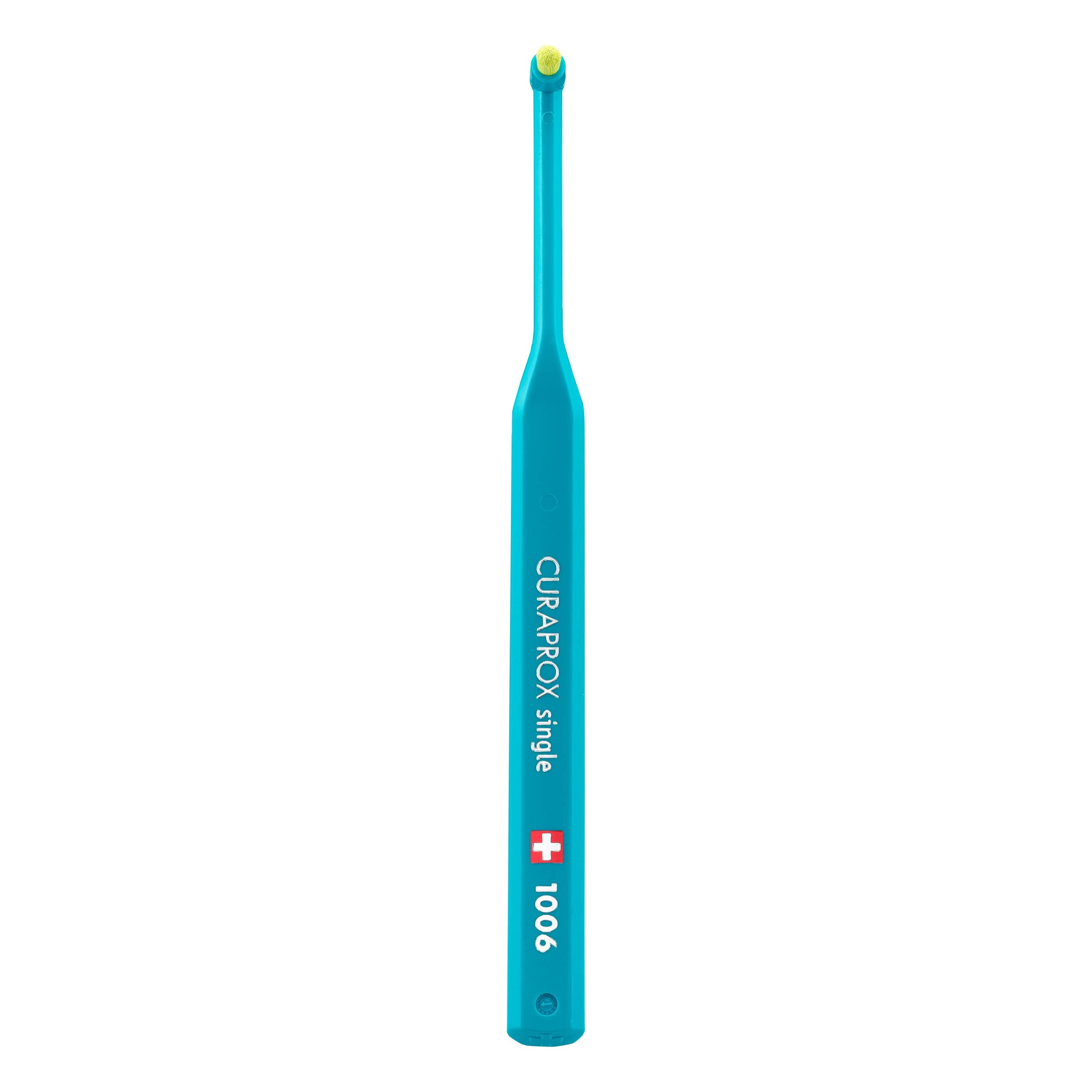 Curaprox CS 1006 brace-cleaning headshot for precise, gentle bracket cleaning