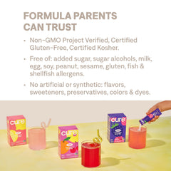 Cure Hydration drink ready after play or school activities.