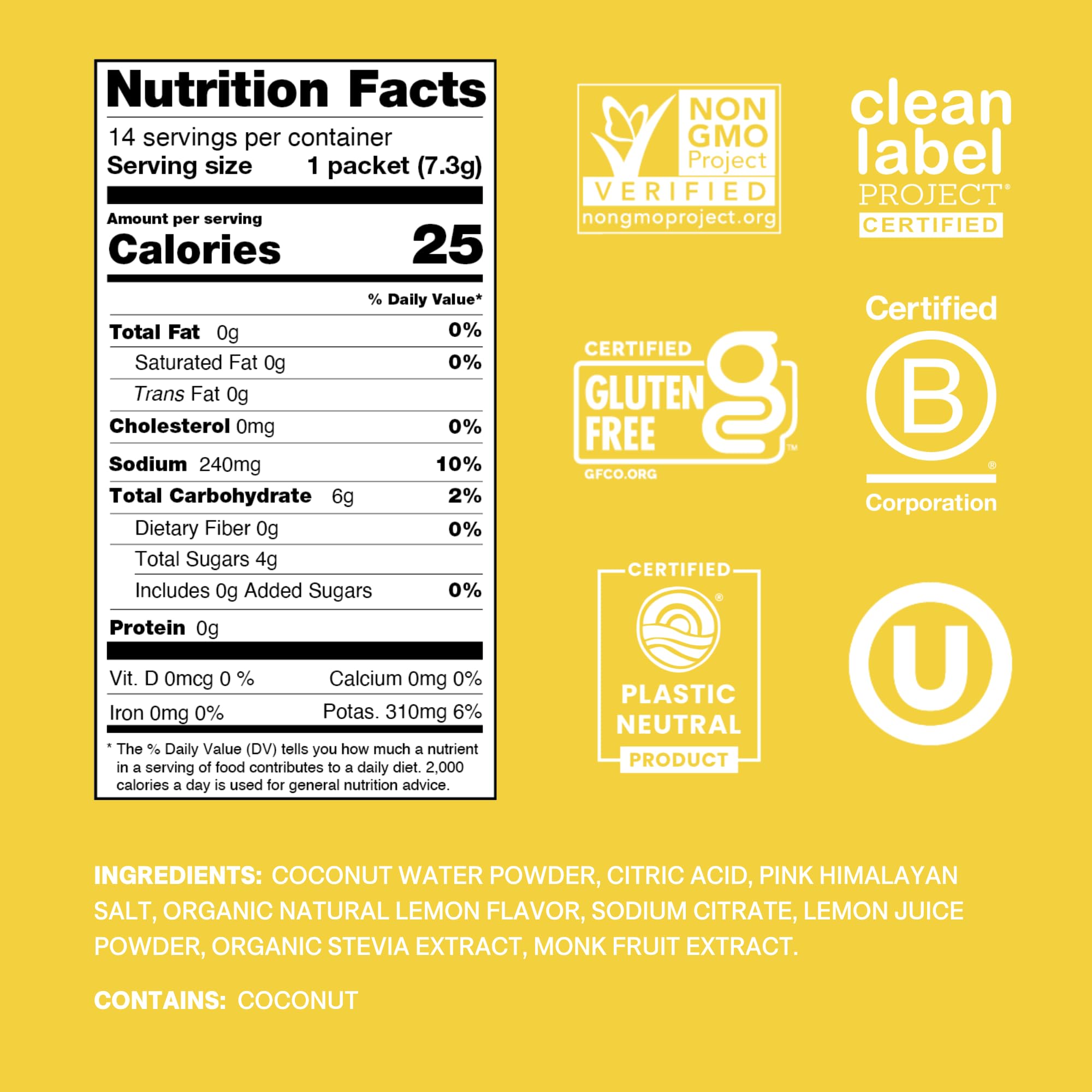 Cure Hydration Lemonade packets inside pouch ready for on-the-go hydration