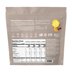 Cure Hydration tropical pack packets ready to mix for quick rehydration after workouts.