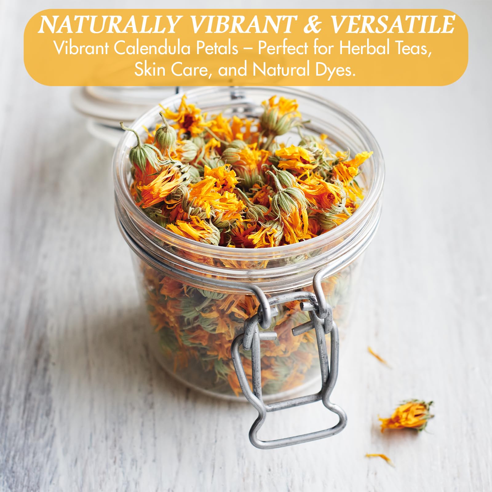 Cure Wid Pure eco-friendly packaging keeps calendula fresh.