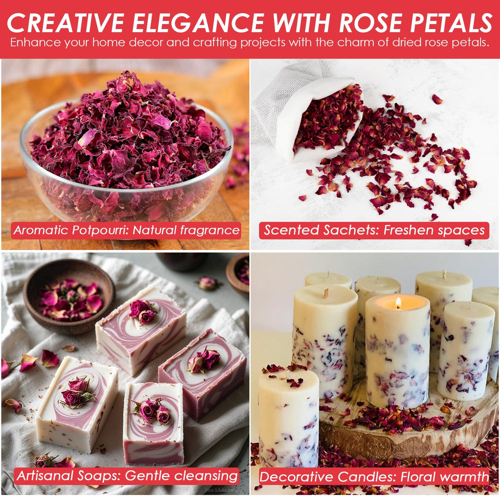 Cure Wid Pure sun-dried rose petals preserve aroma and flavor.