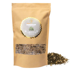 Cure wid Pure wormwood herb dried cut leaves for digestive-friendly tea blends.