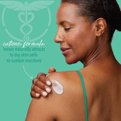 Curél advanced ceramide complex close up on skin
