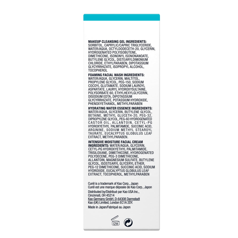 Ceramide skincare benefit from Curel promoting replenished moisture and hydration.