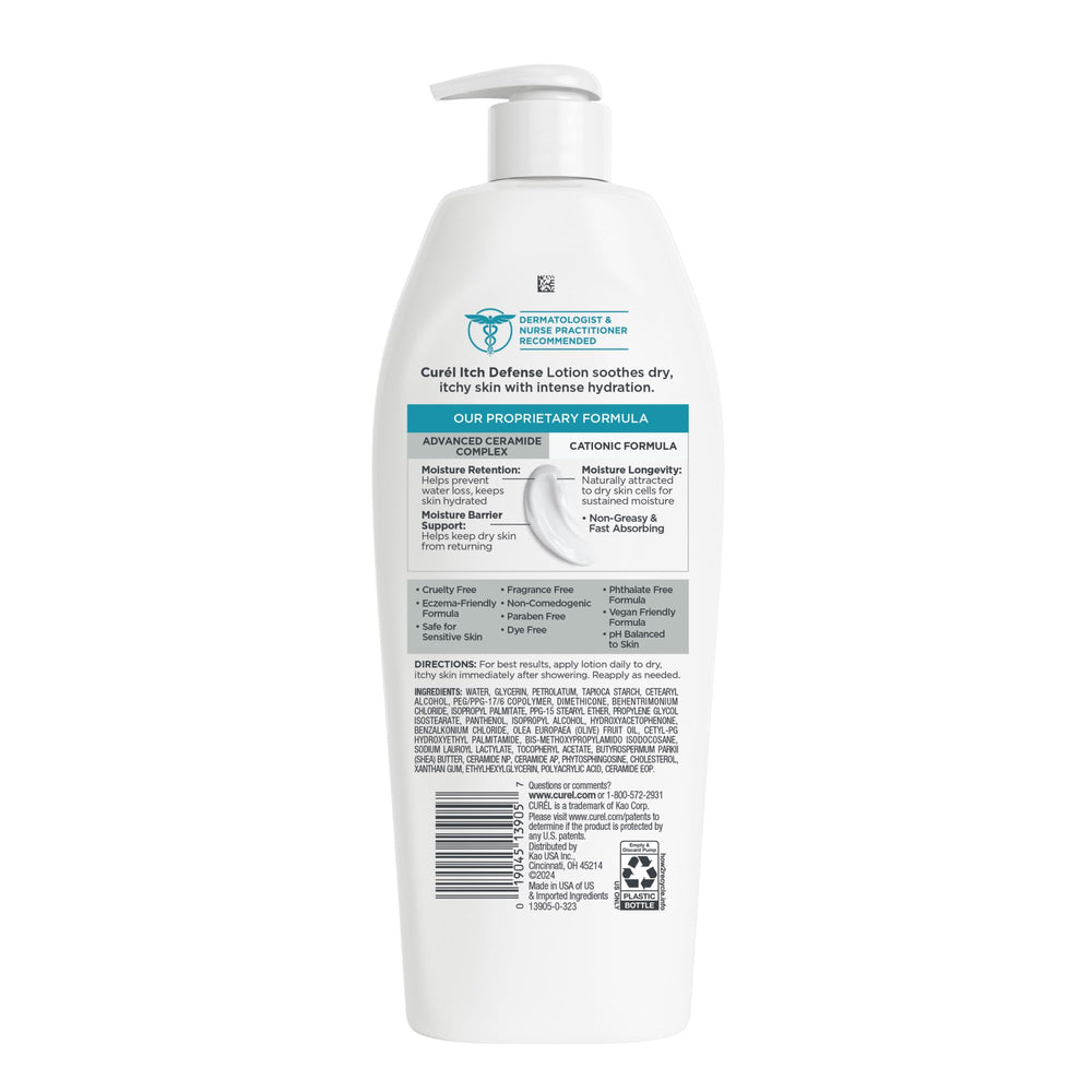 Curél dermatologist-recommended note emphasizes guidance for sensitive skin routines.
