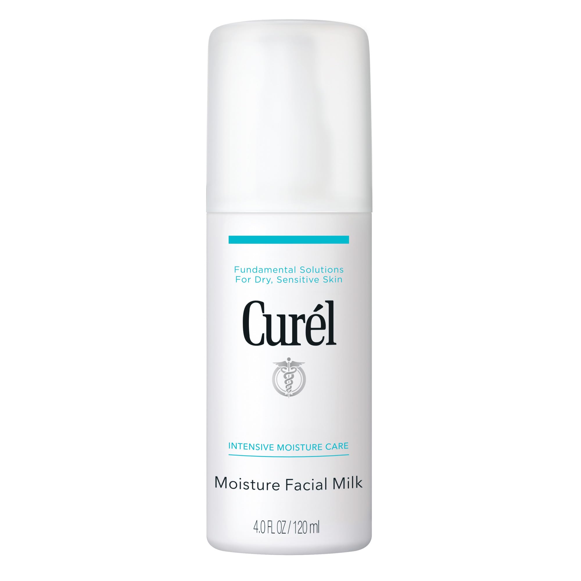 Curel Moisture Facial Milk bottle showing gentle hydration for dry skin
