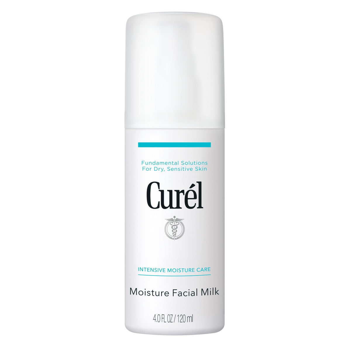 Curel Moisture Facial Milk bottle showing gentle hydration for dry skin