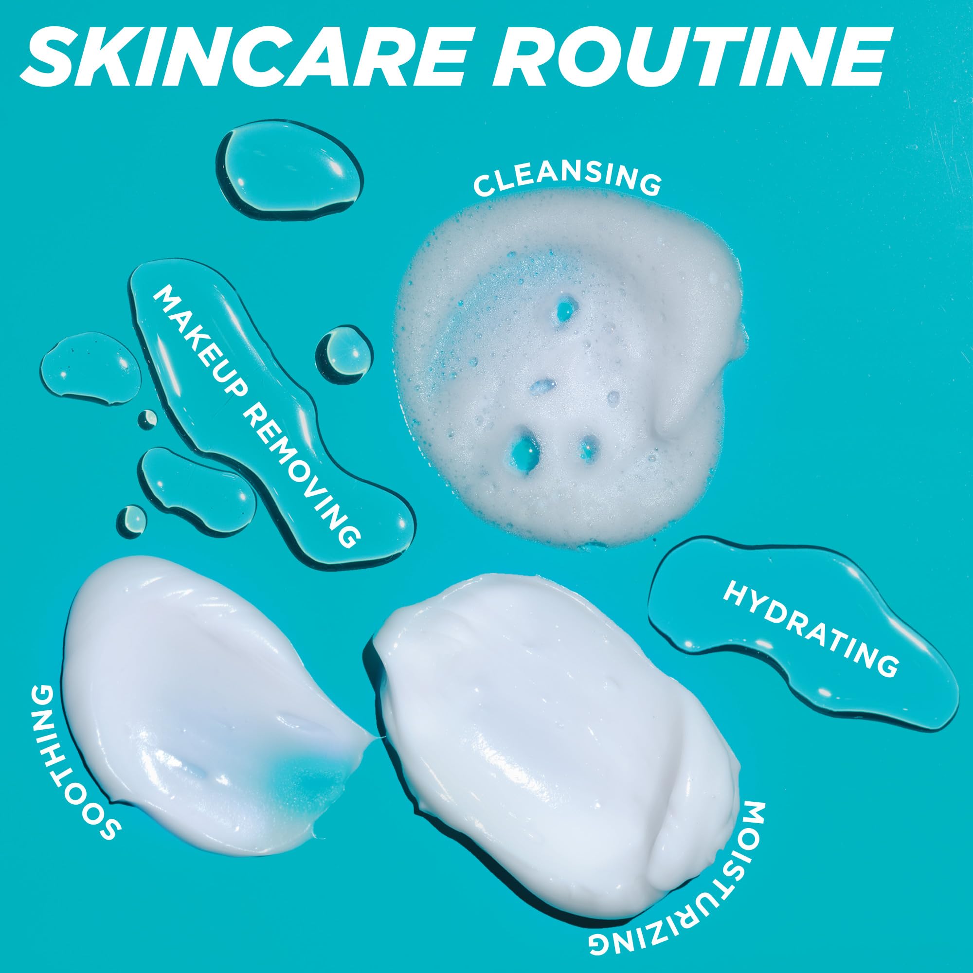 Curel pH-balanced, water-based hydration diagram for sensitive skin