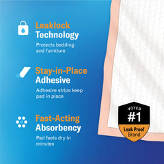 Curera Chucks hospital-grade bed pad protects mattresses from leaks.