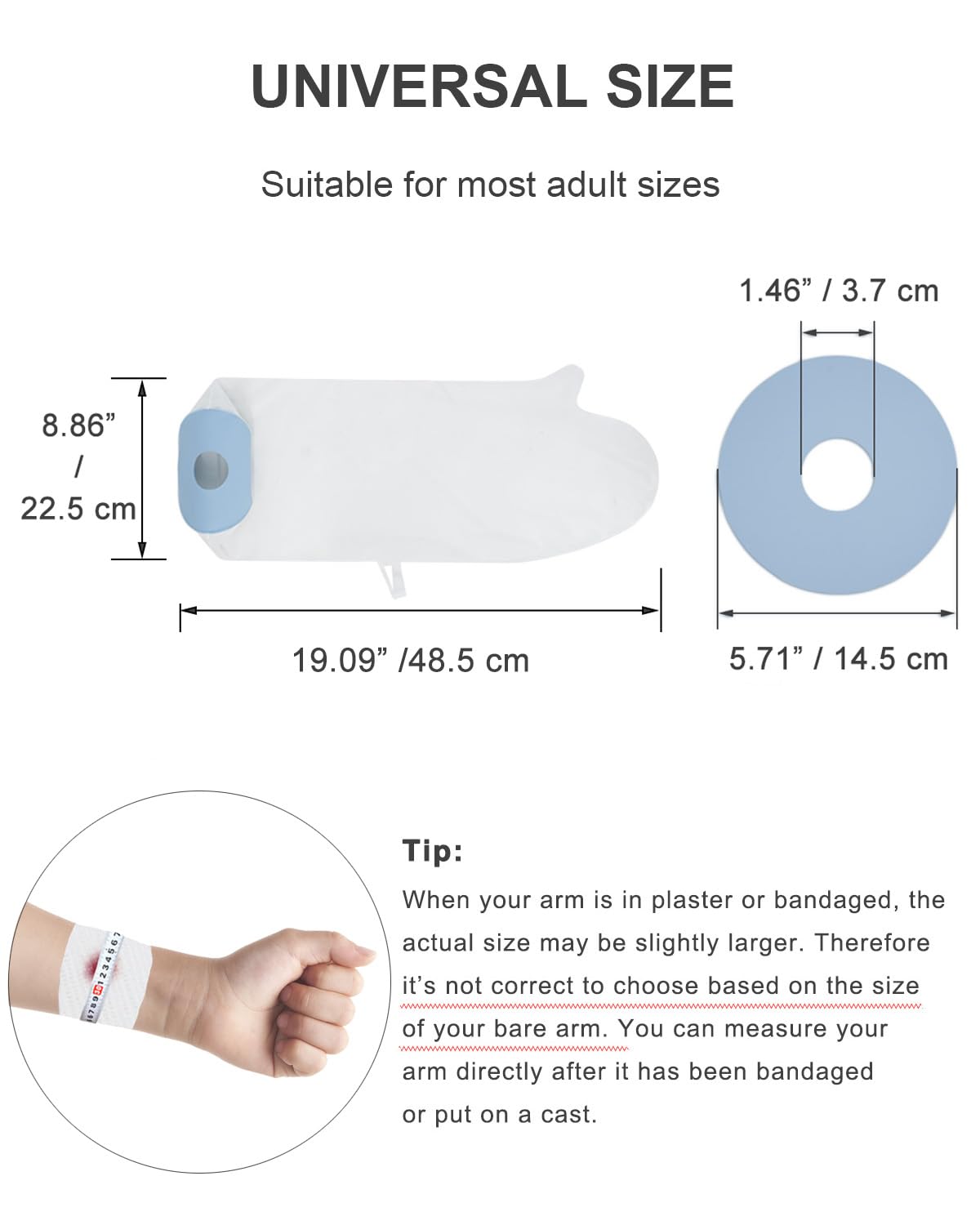 CureSquad easy-on-off protector ideal for teens during showers