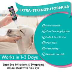 Curicyn cat eye drops ointment provides quick, non-irritating eye care
