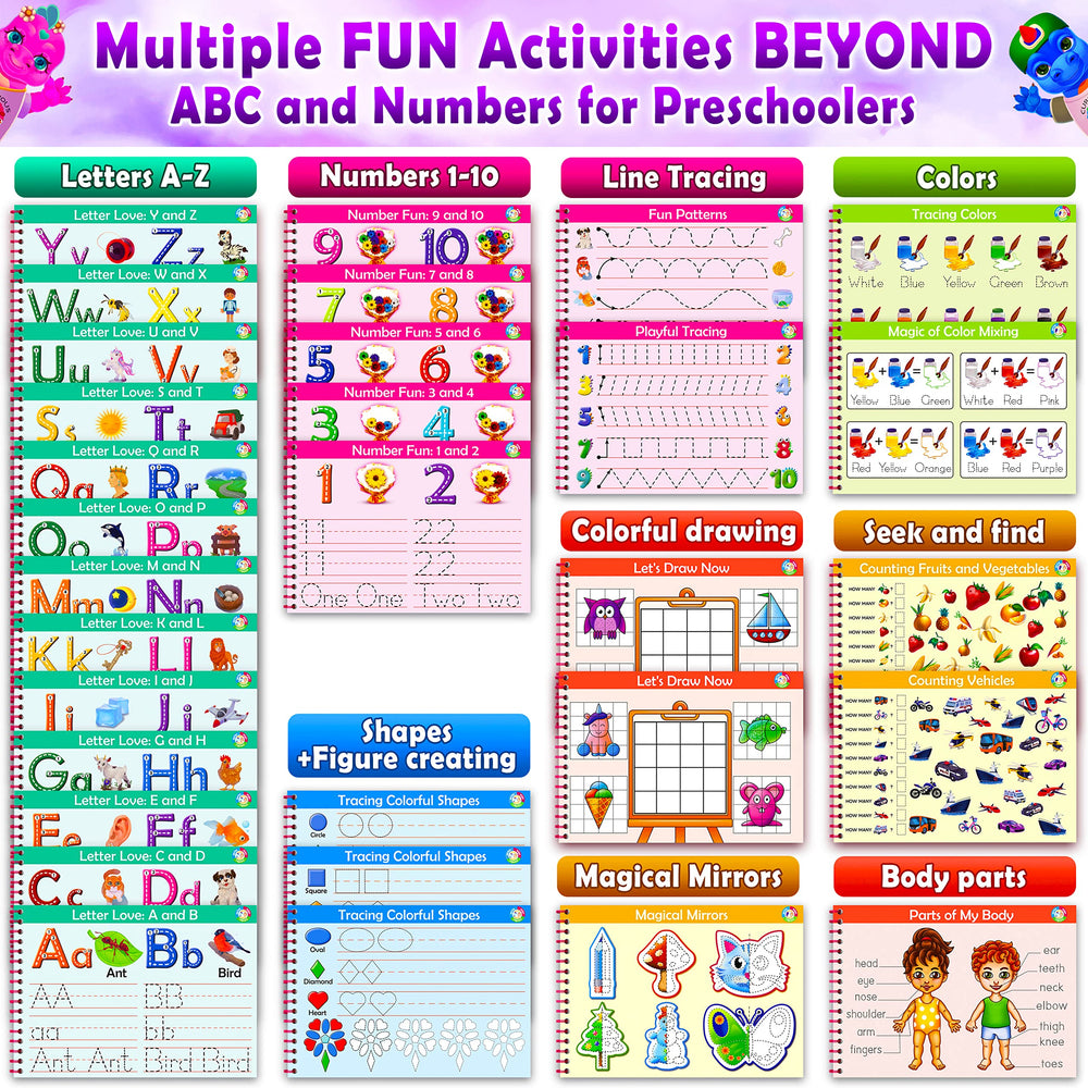 Curious 2 Learn markers set for bright, mess-free practice.