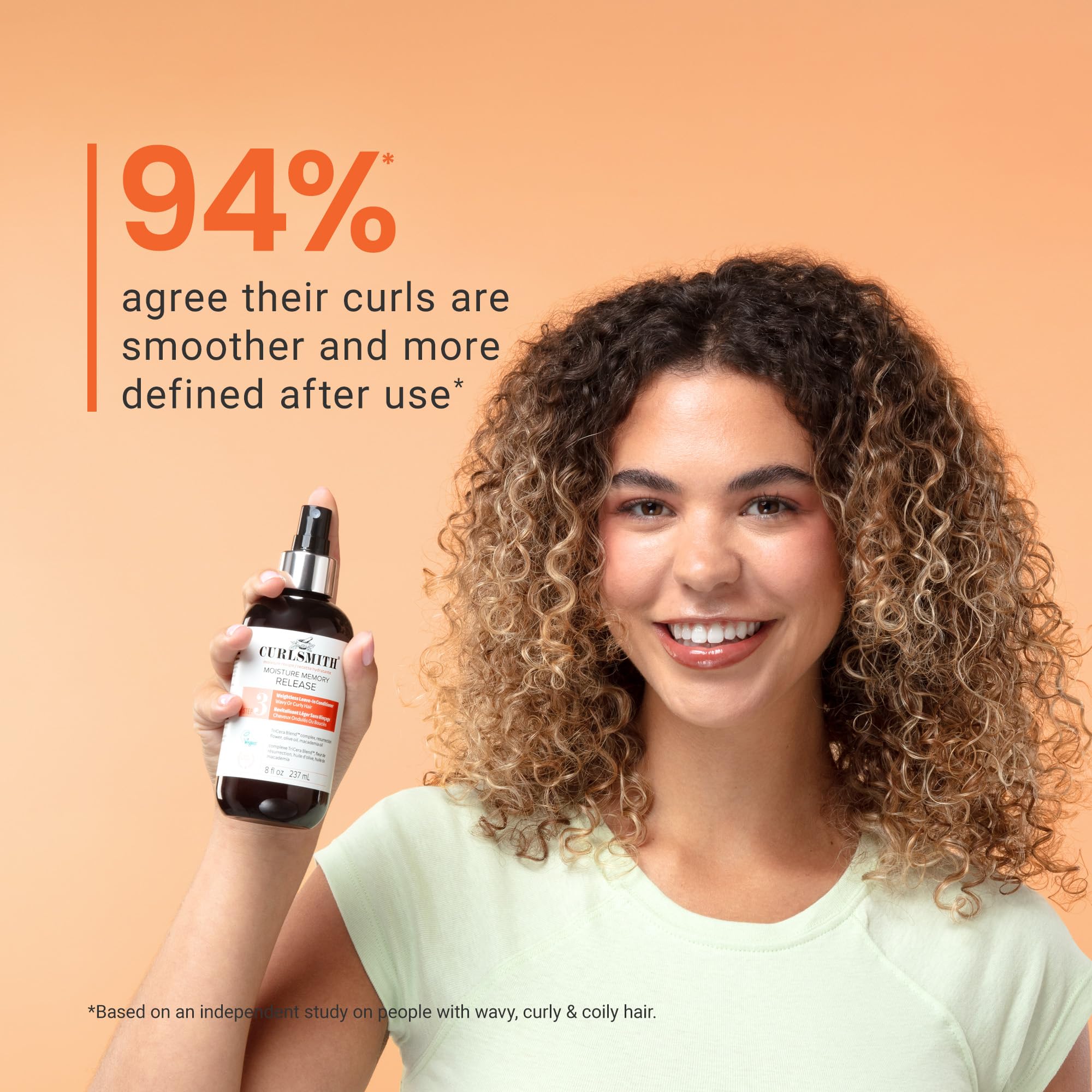 CurlSmith demonstrates all curl types using the lightweight spray on diverse textures.