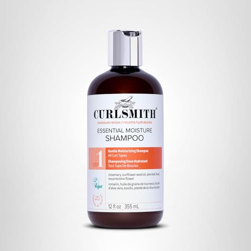 Curlsmith Essential Moisture Cleanser result: hydrated curls after wash.