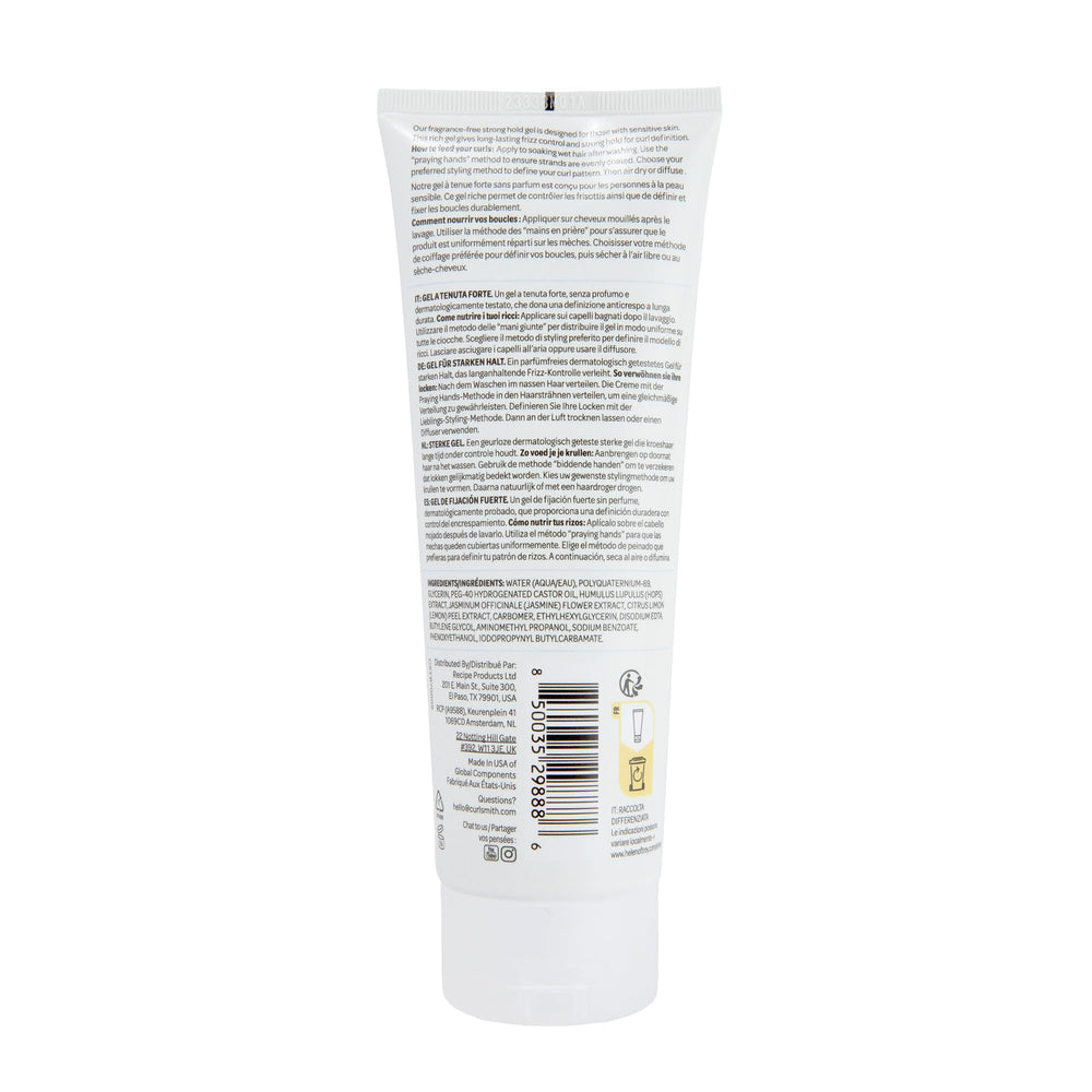 CurlSmith dermatologist-tested fragrance-free gel supports sensitivity needs