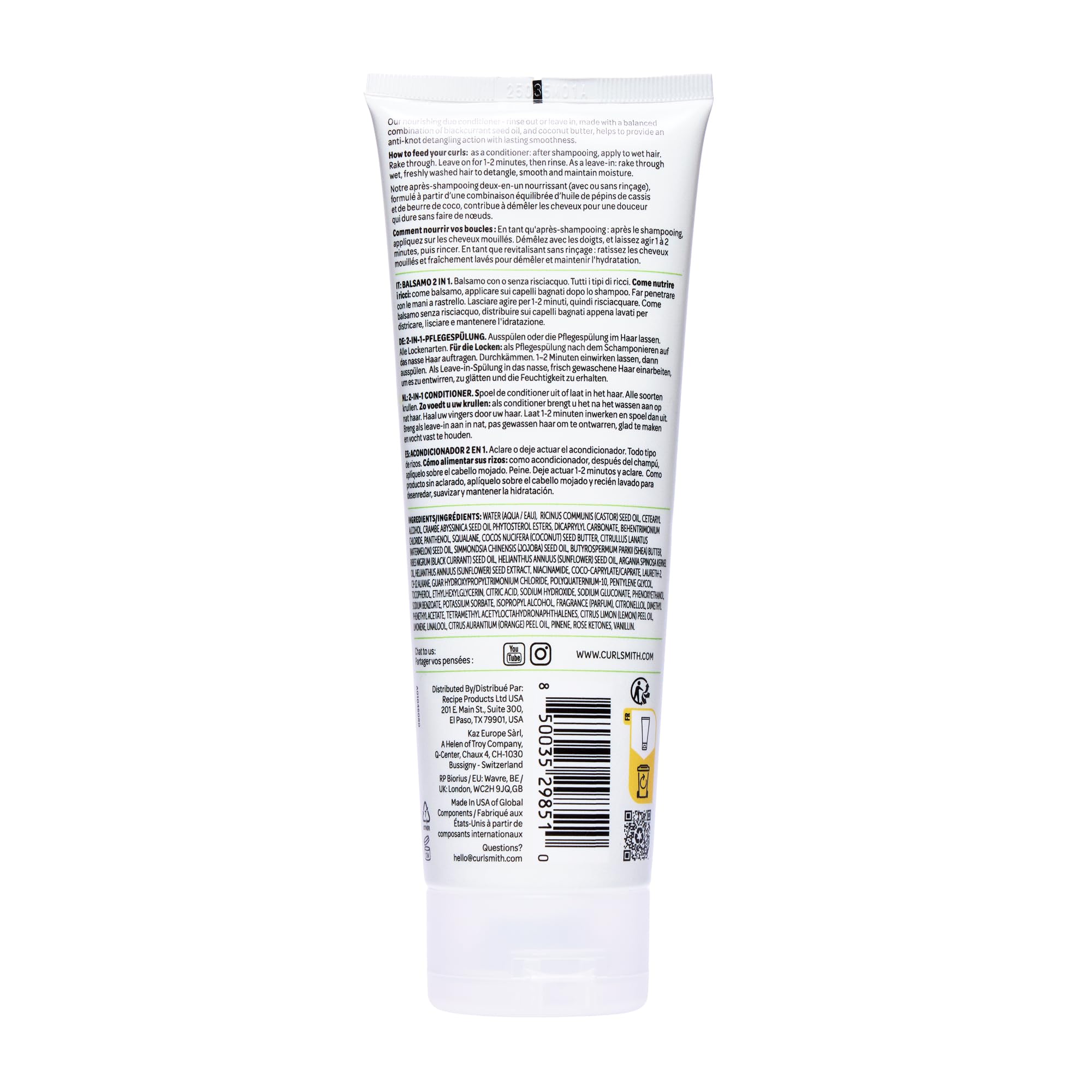 CURLSMITH Frizz Control Duo bathroom shelf lifestyle shot.
