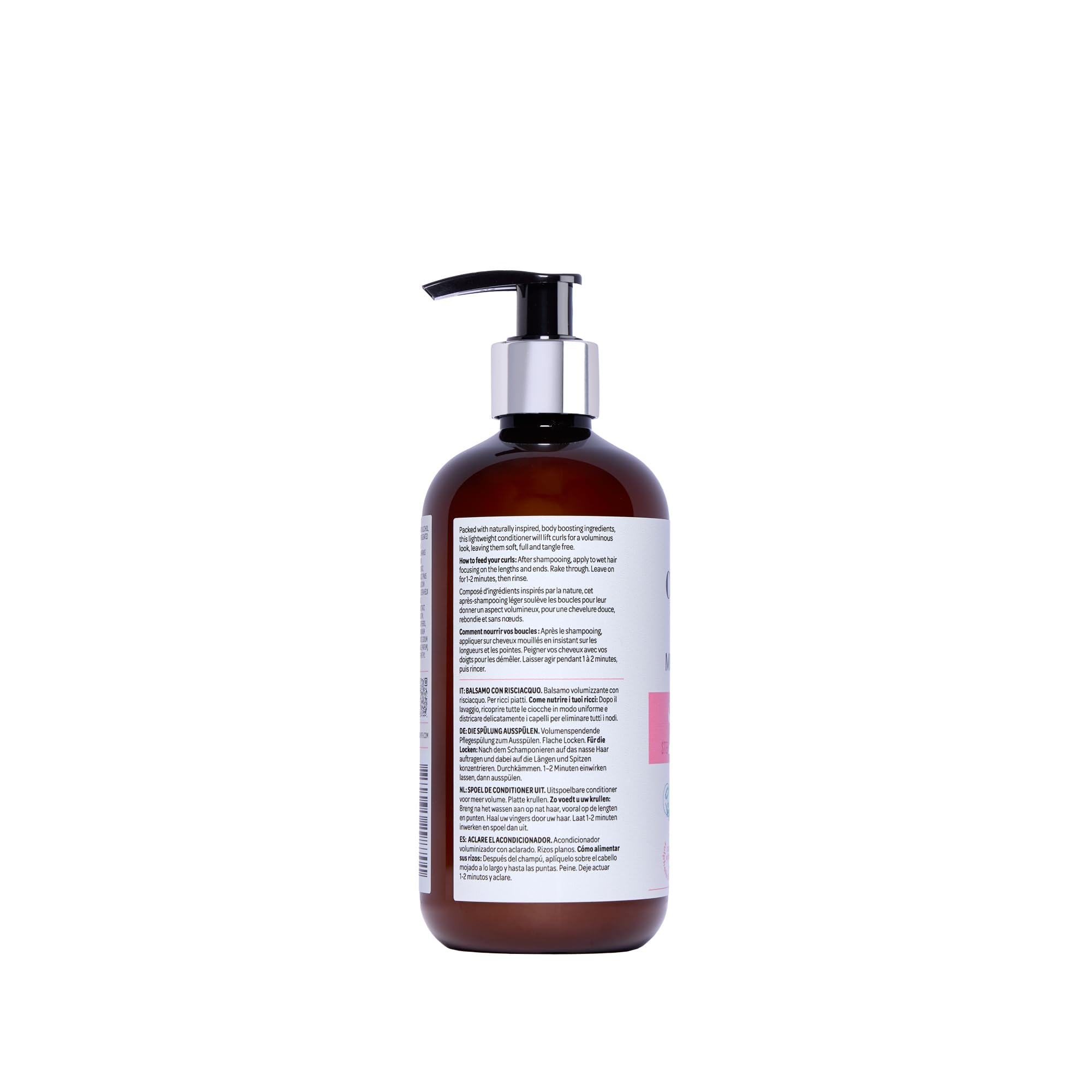 Cruelty-free badge visible on CURLSMITH Full Body Conditioner packaging.