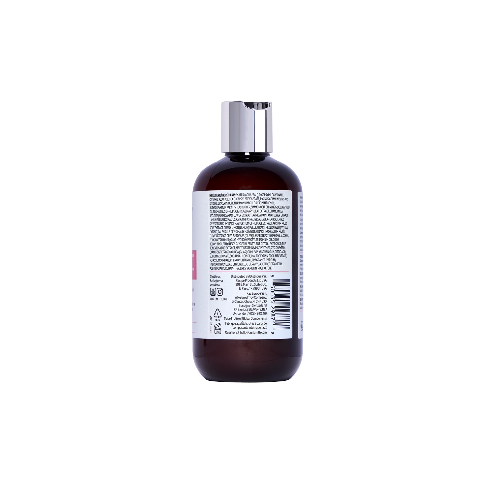CURLSMITH Hydrate & Plump final look with moisturized, bouncy curls.
