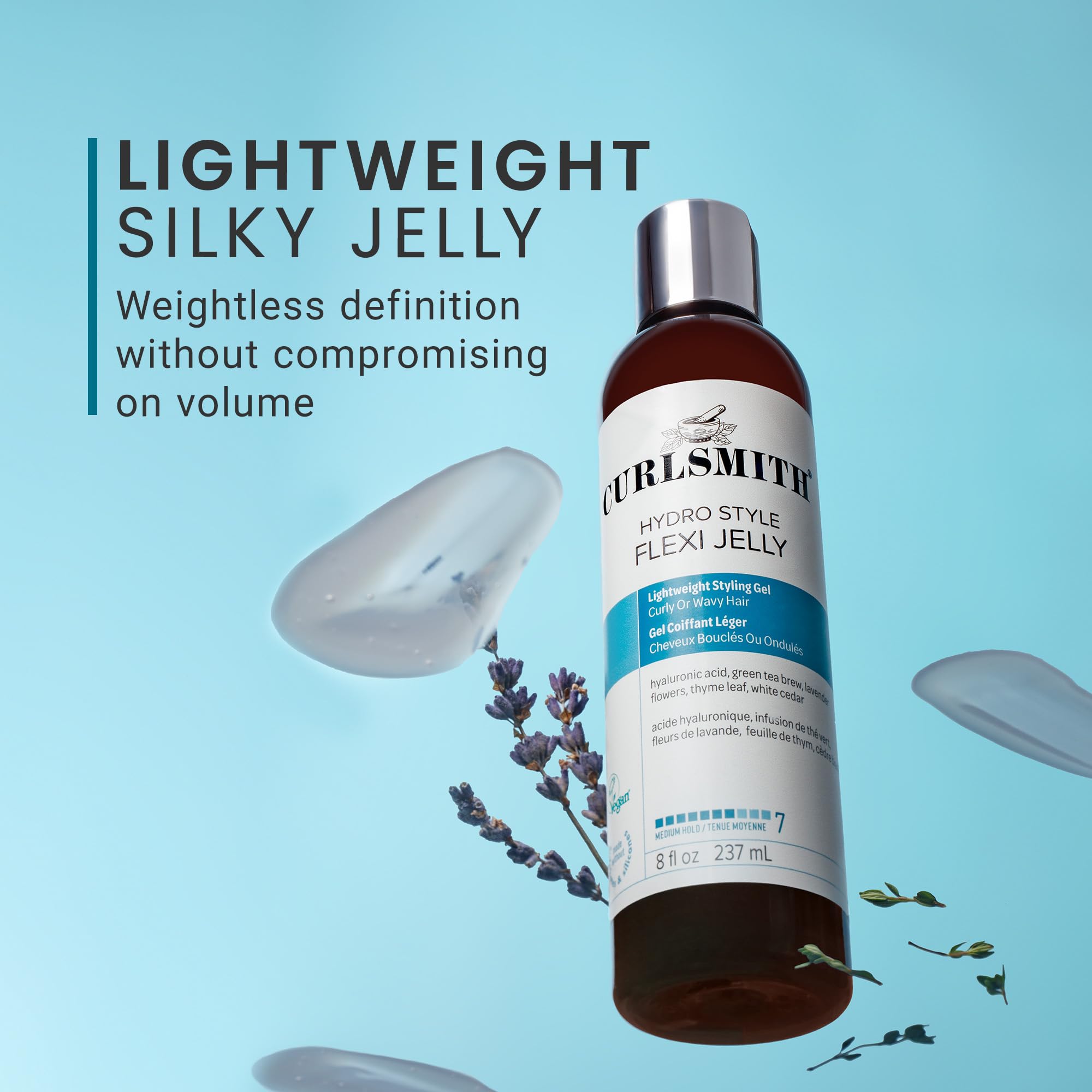 Curlsmith Hydro Style Flexi-Jelly frizz reduction without heaviness