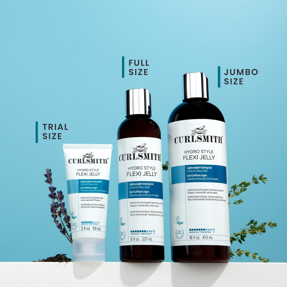 Curlsmith Hydro Style Flexi-Jelly final soft defined curls