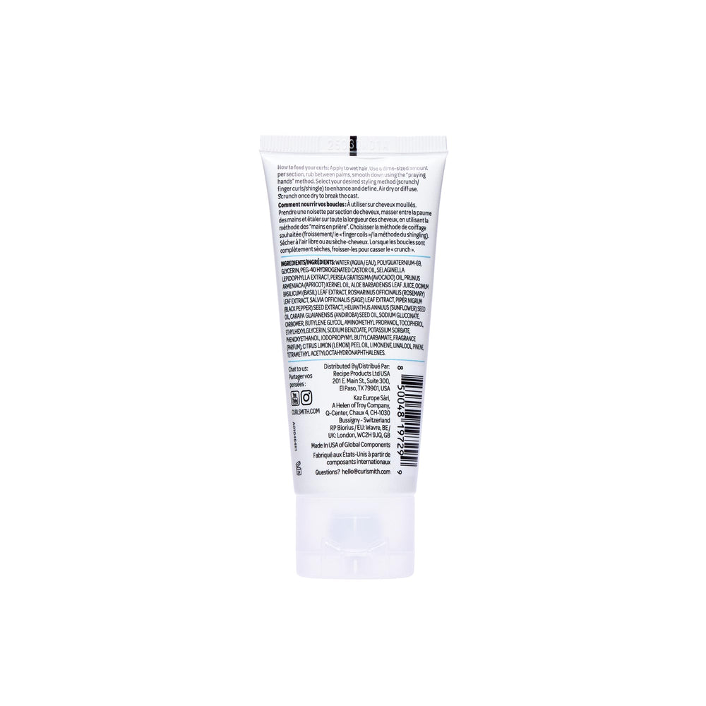Curlsmith In-Shower Style Fixer packaging highlights vegan cruelty-free status