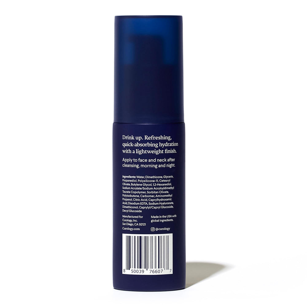 Curology moisturizer shown in morning skincare routine prepping for makeup.