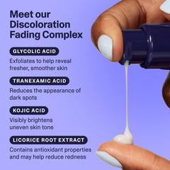 Curology Sunspots reduction visual shows a daytime-friendly formula